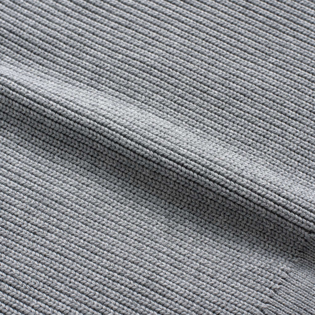 Ribbed Crewneck Sweater | Light Grey