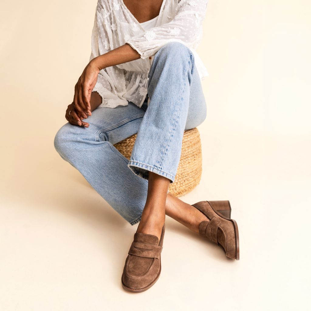 High Heel Penny | Sequoia Suede