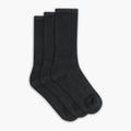 Men's Cotton Crew Sock | Charcoal 3-Pack