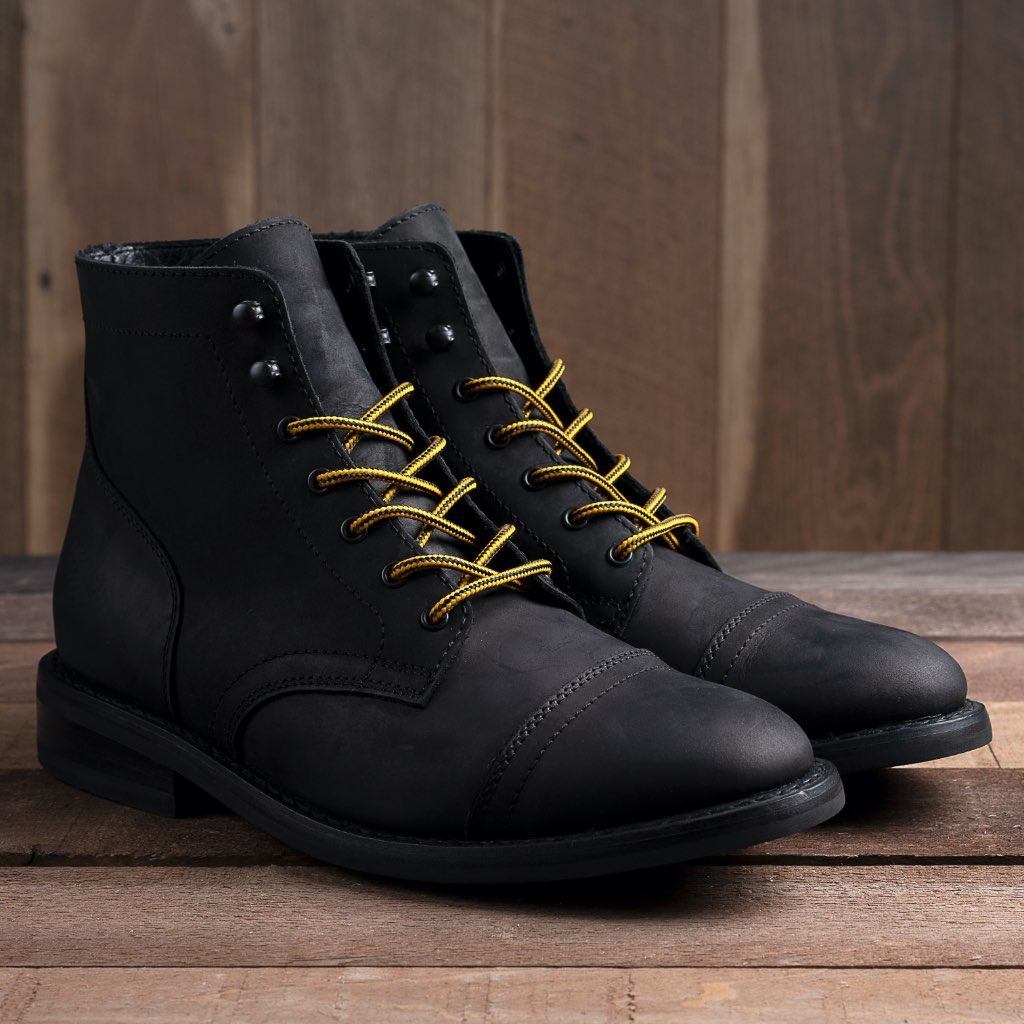 Kevlar® Blend Laces | Black + Yellow