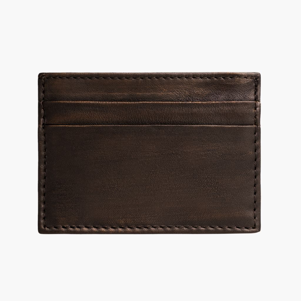 Leather Card Holder | Black Coffee