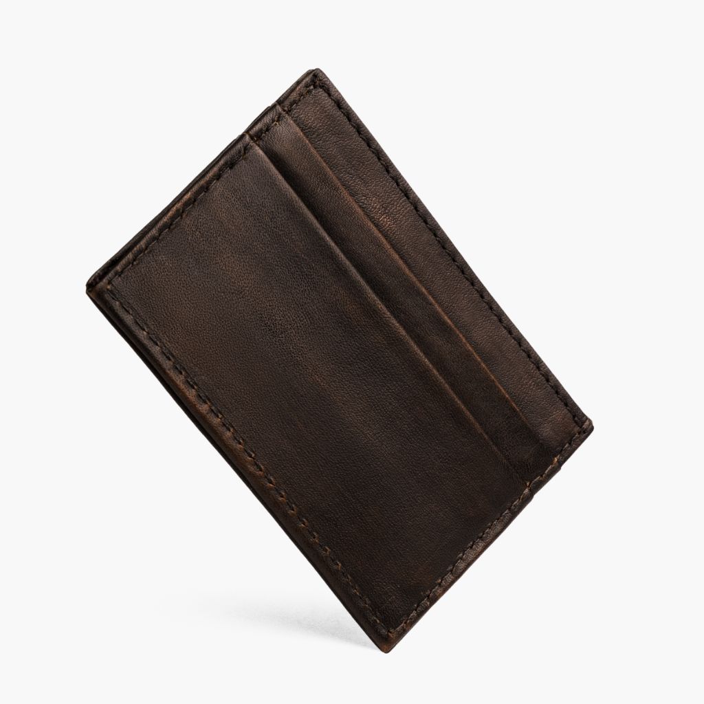 Leather Card Holder | Black Coffee