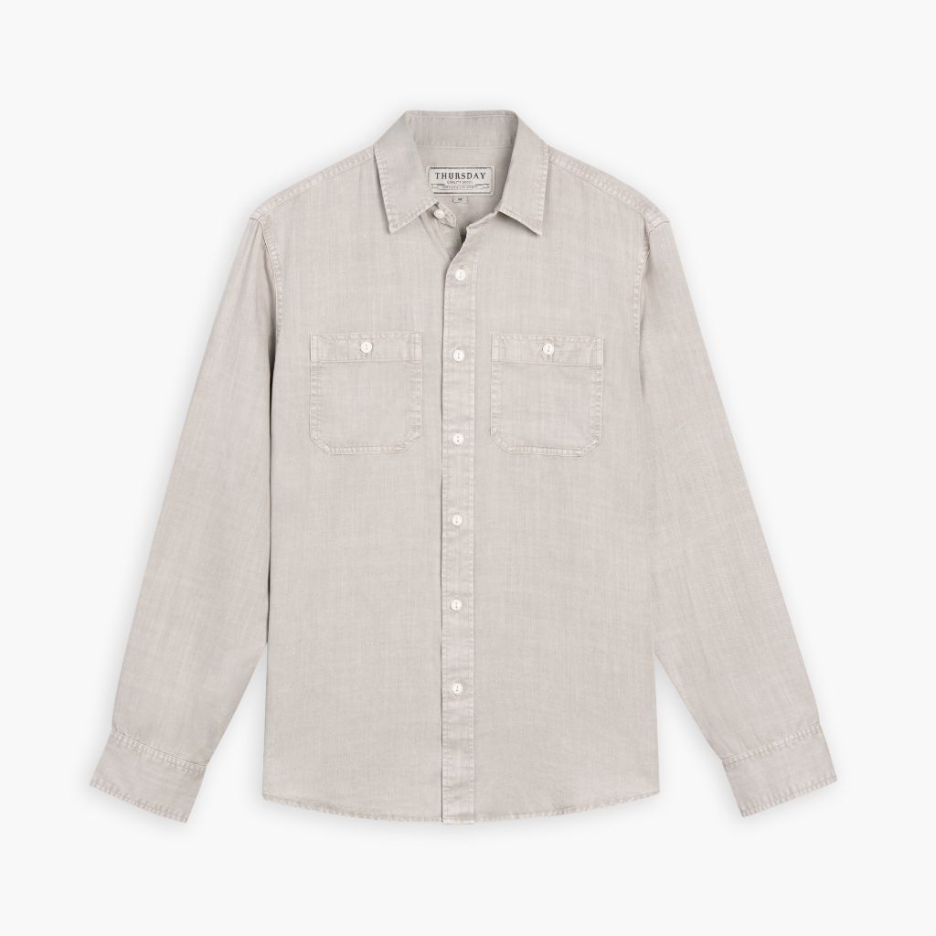 Chambray Workshirt | Oyster