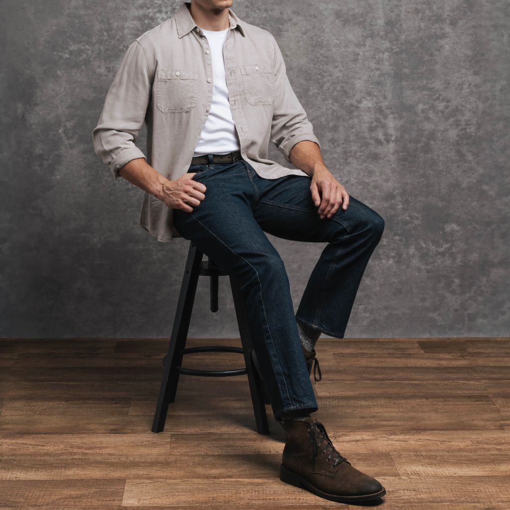 Chambray Workshirt | Oyster