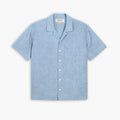 Linen Camp Shirt | Light Blue