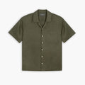 Linen Camp Shirt | Olive