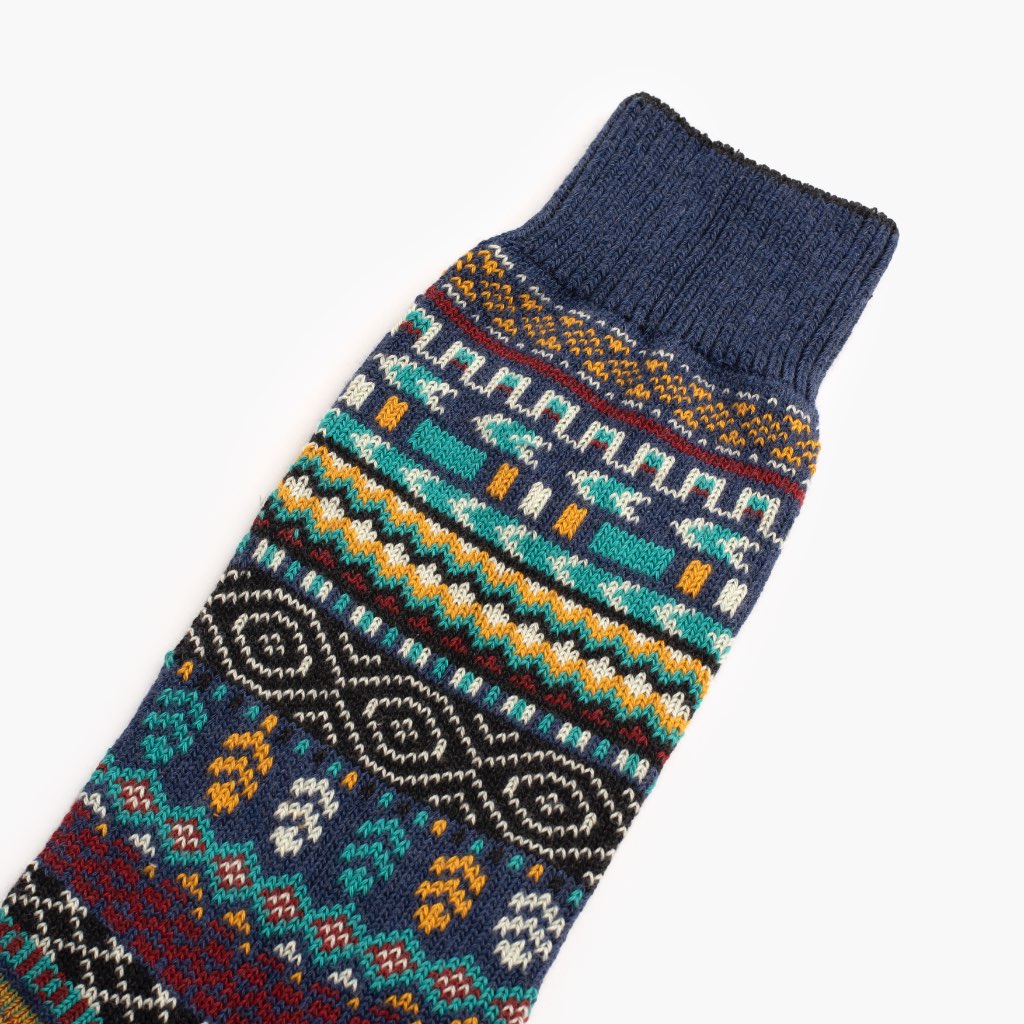 Men's Giza Sock | Blue Iris