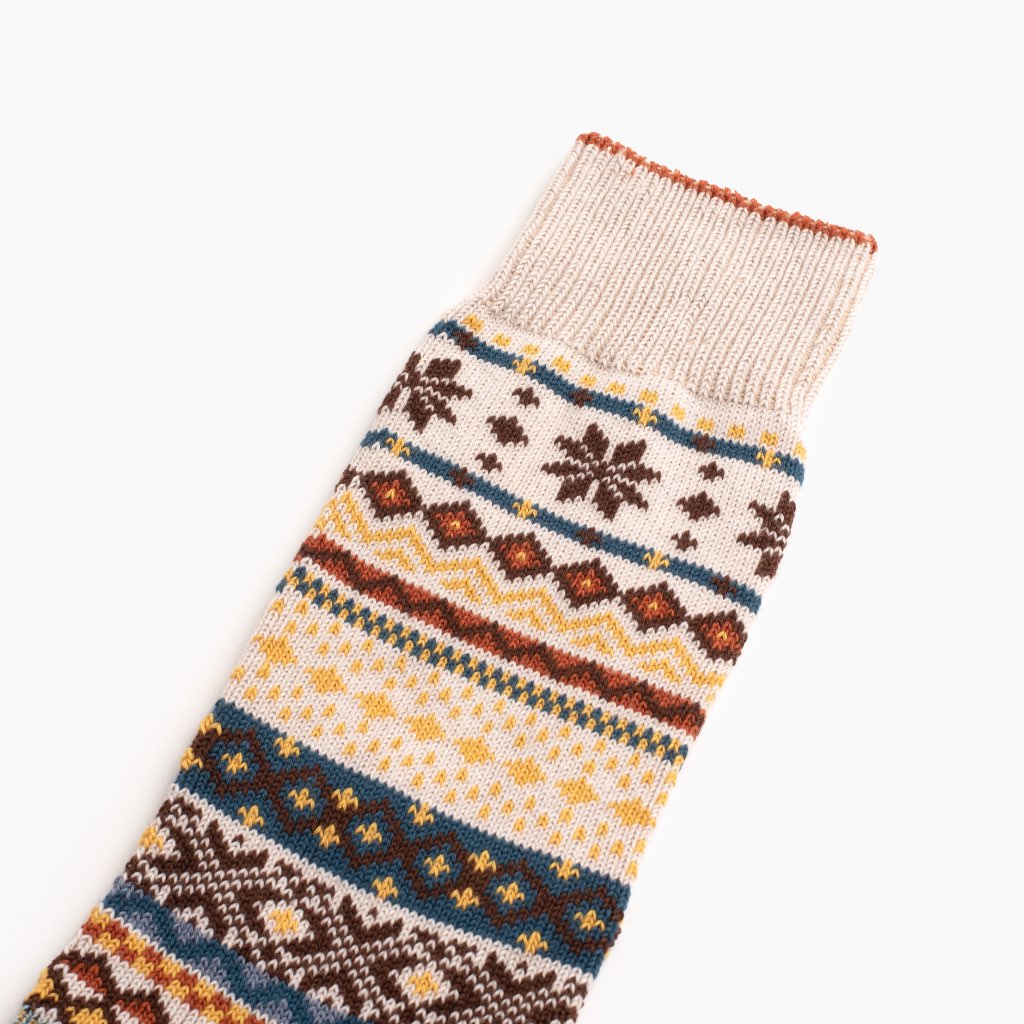 Men's Norwegian Sock | Cream