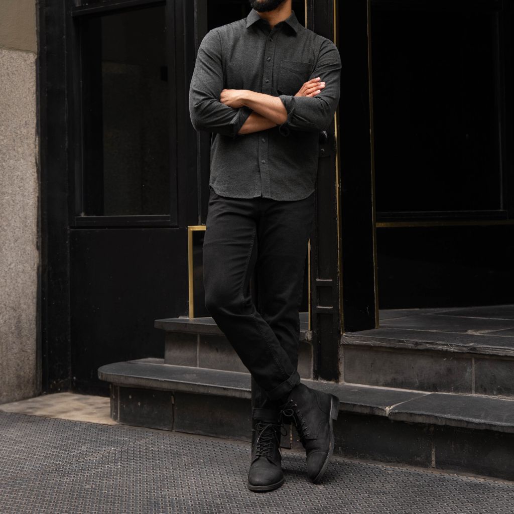 Solid Shirt | Heather Grey