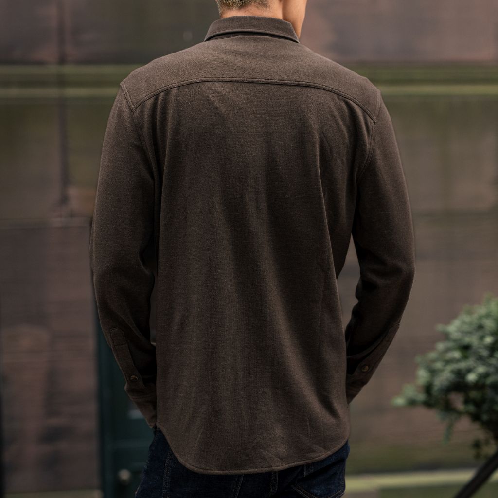 Everyday Button-Down Shirt | Brown (Two Pocket)