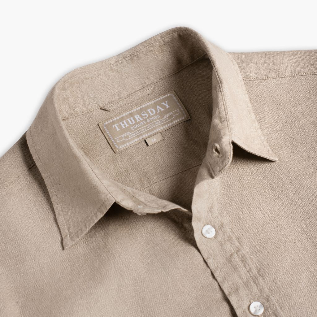 Linen Shirt | Taupe