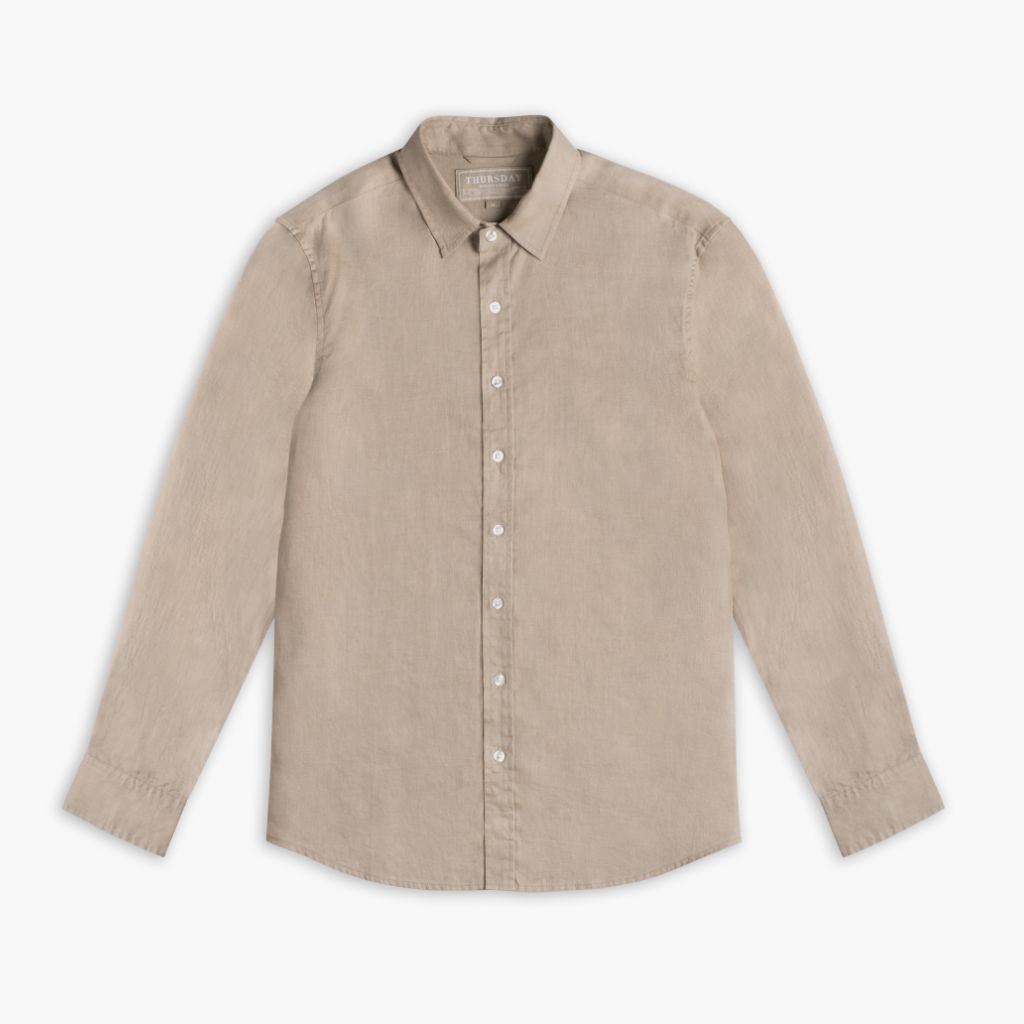 Linen Shirt | Taupe