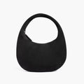 Mini Crescent | Black Suede