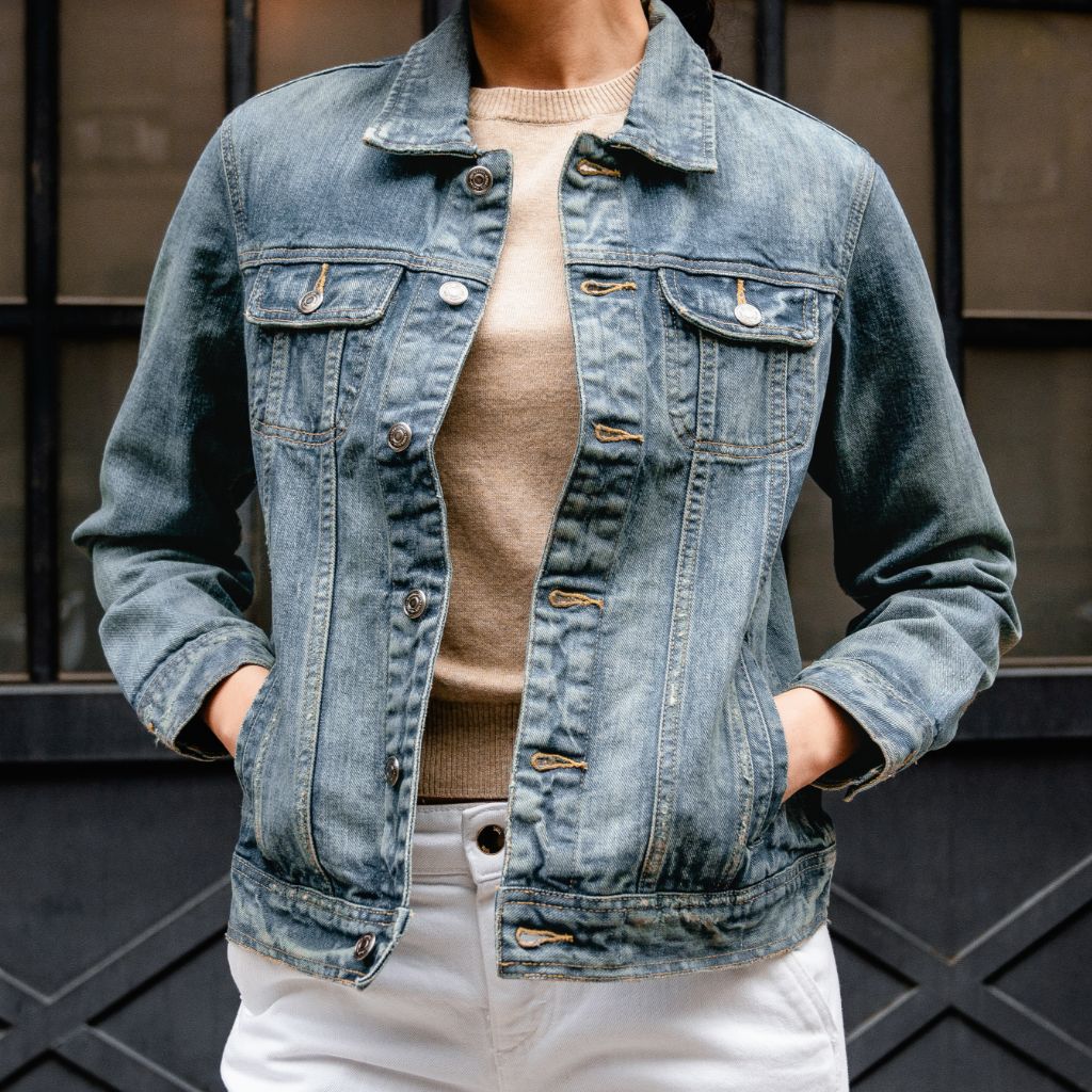 Denim Trucker Jacket | Medium Wash