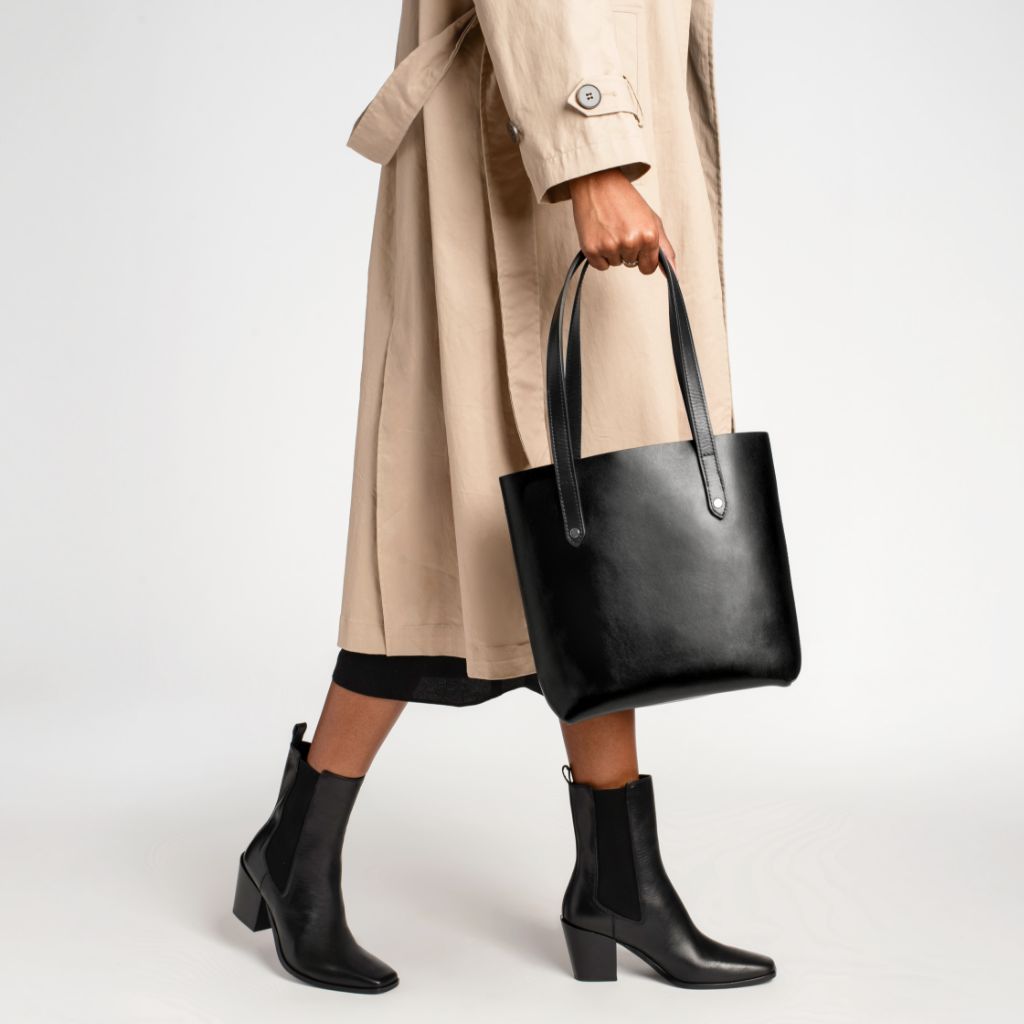 Everyday Tote | Black (S) (Silver)