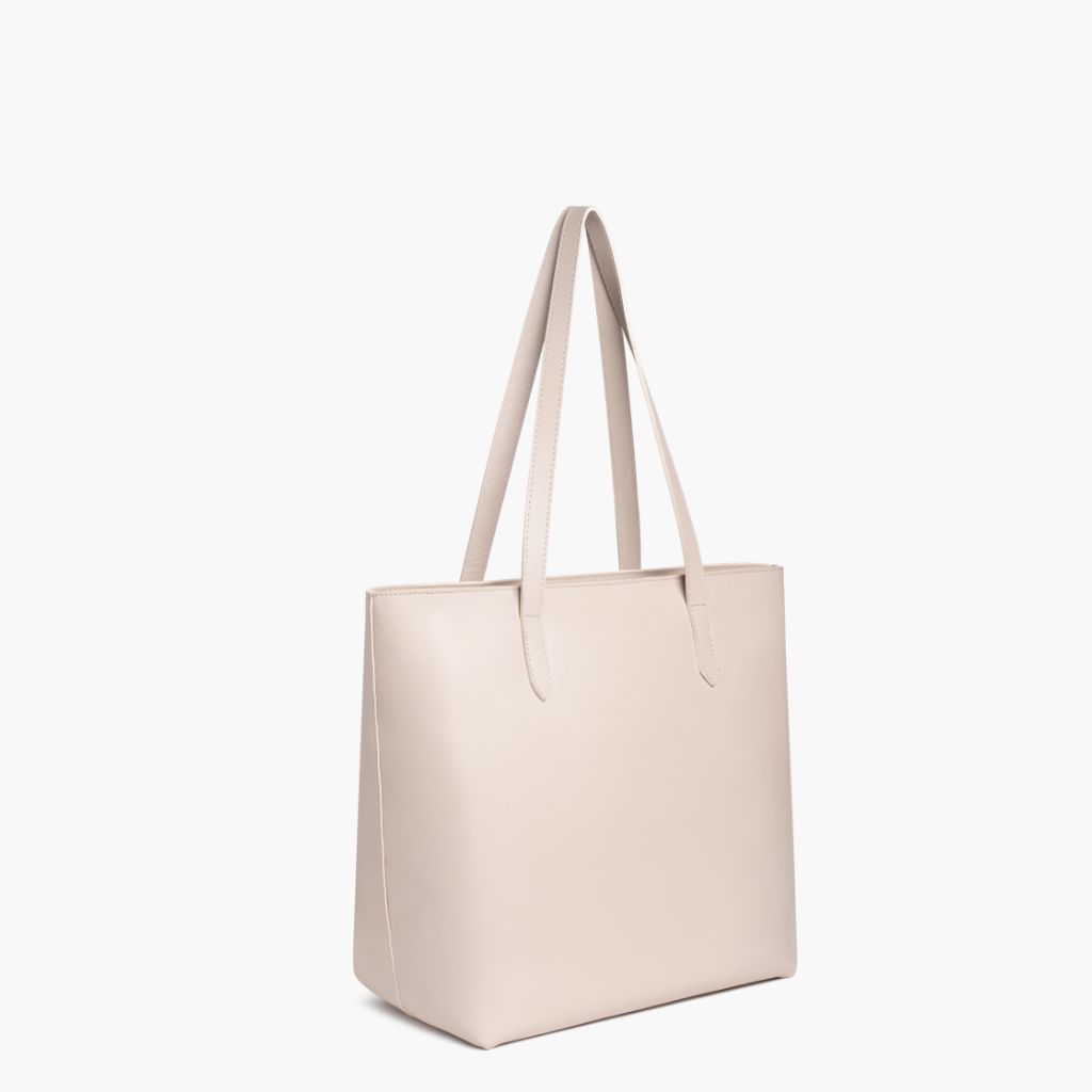 Everyday Tote | Beige (L) (Zipper)