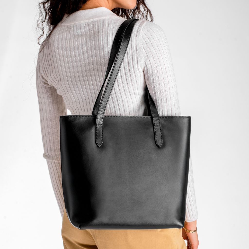 Everyday Tote | Black (M) (Zipper)