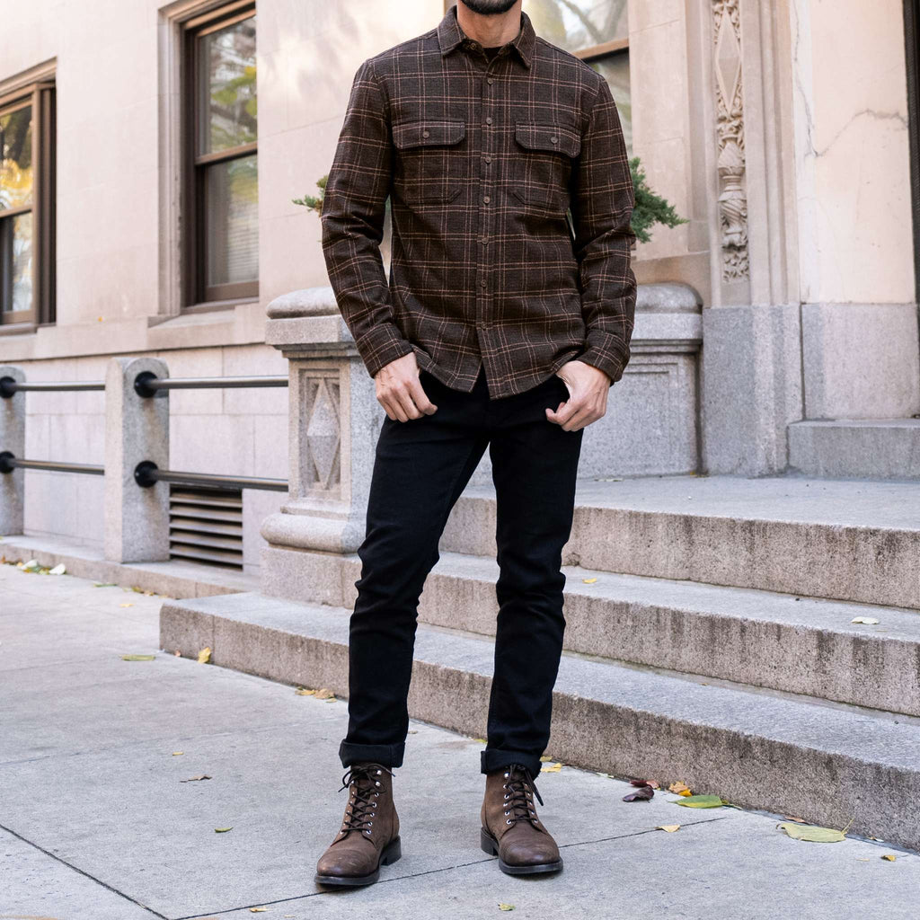 Summit Flannel Shirt | Chestnut