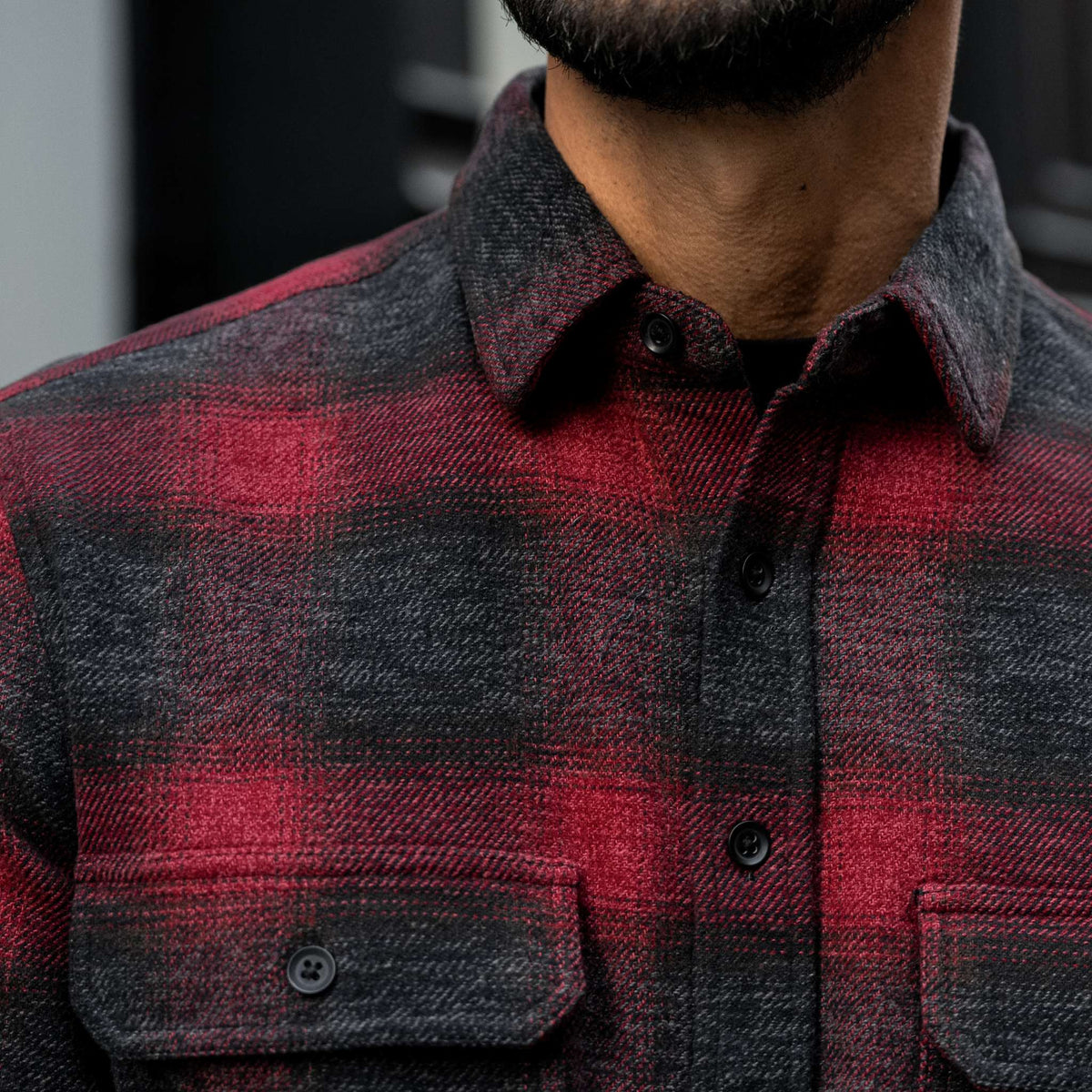 Summit Flannel Shirt | Red